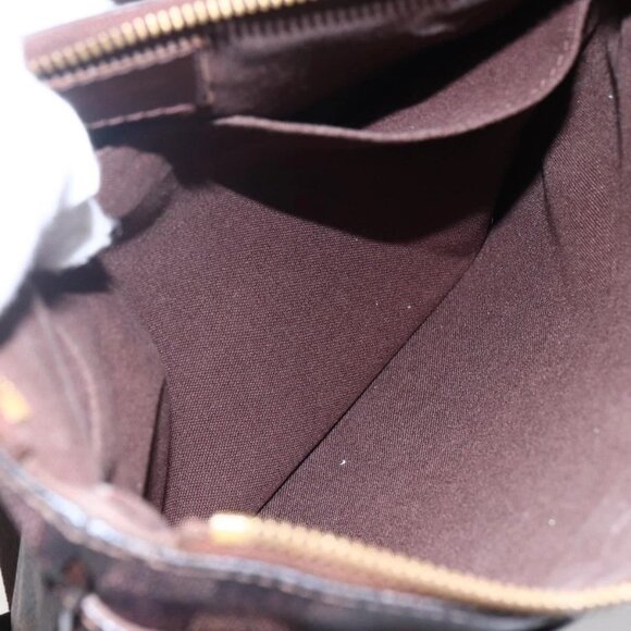 LOUIS VUITTON Damier Ebene Pochette Platt Brooklyn Bag N41100 LV Auth BA6686 - Picture 11 of 16